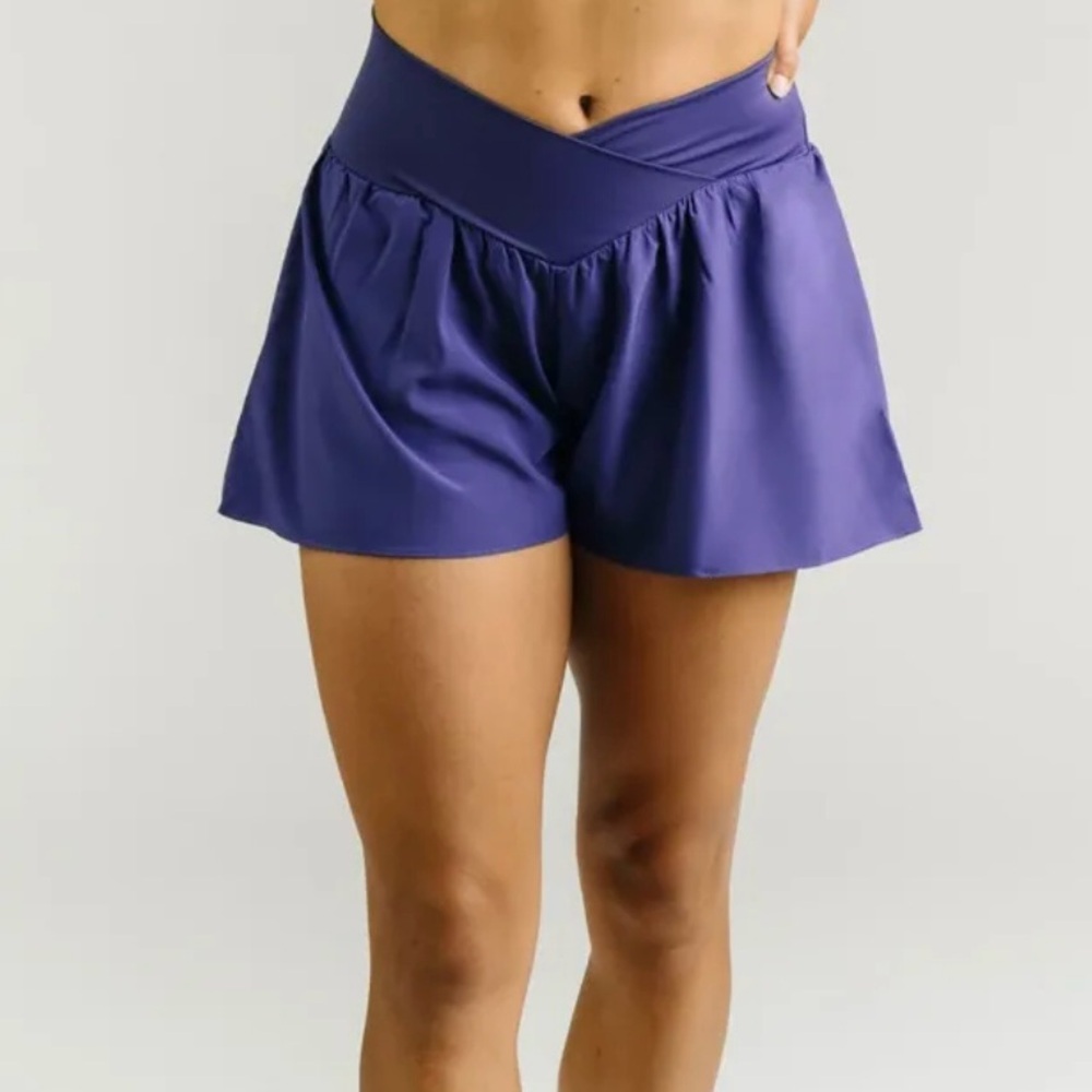 Zyia Active Navy (Twilight) Culotte Shorts Size L